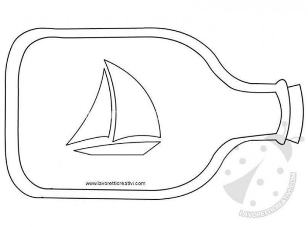 Как кораблик из бумаги поместить в бутылку