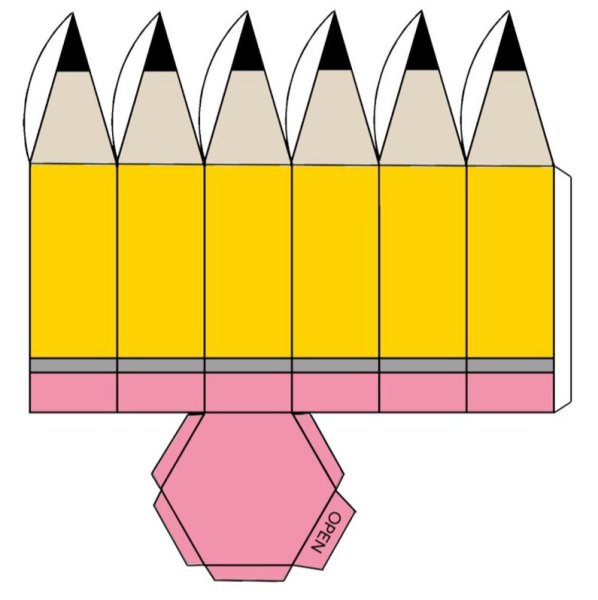 Развертка карандаша