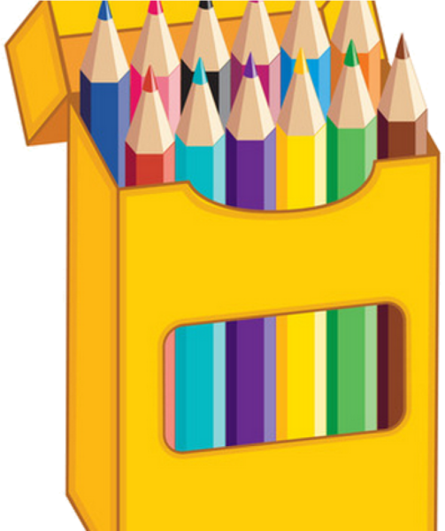 Коробки с карандашами