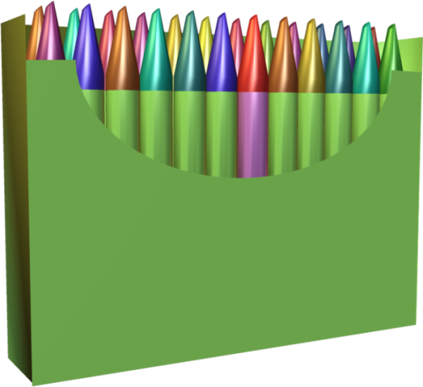Коробки с карандашами