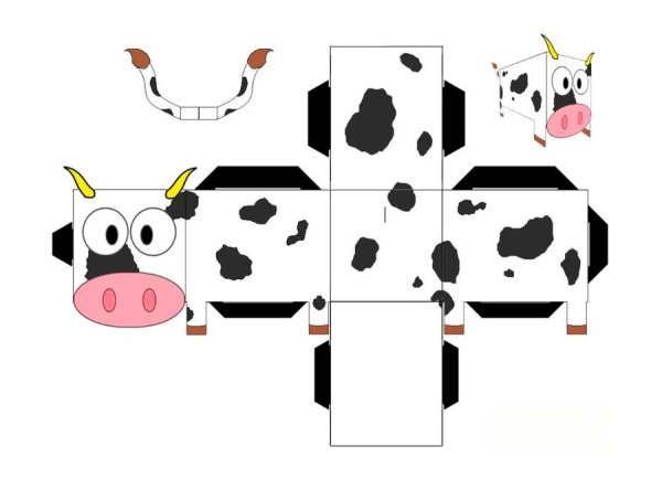 Развертки для склеивания для детей