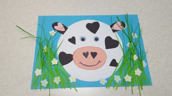 Объемные аппликации для детей