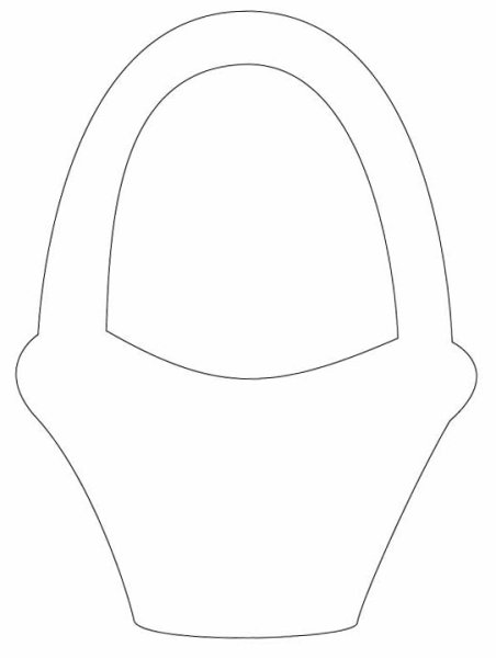 Трафарет корзинки