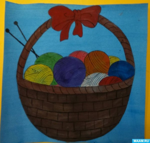 Корзинка для аппликации