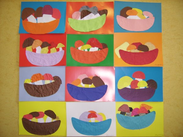 Аппликация в средней группе