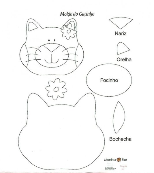 Игрушки из фетра выкройки