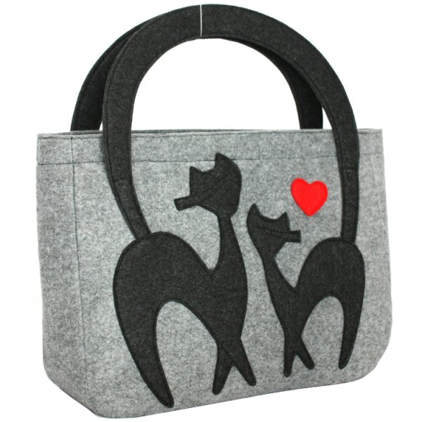 Джинсовые сумки с кошками