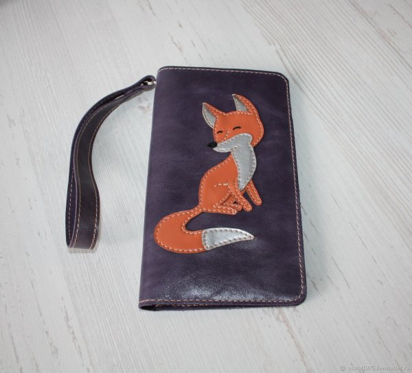 Красивые кошельки с аппликацией