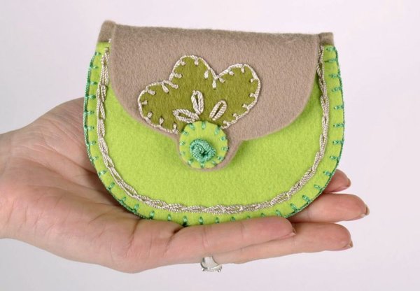 Кошелечек из фетра