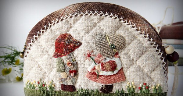 Косметички в лоскутной технике