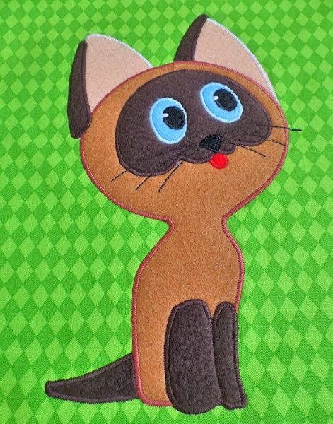 Аппликация "котик"