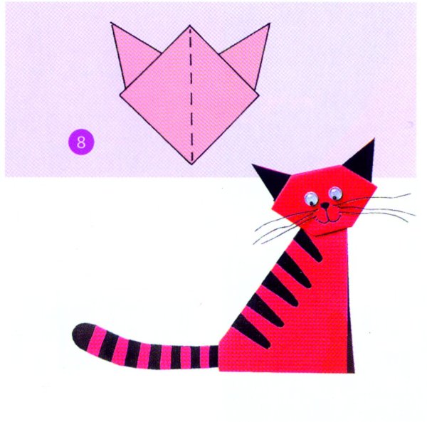 Аппликация "котик"