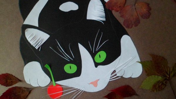 Поделка кошка