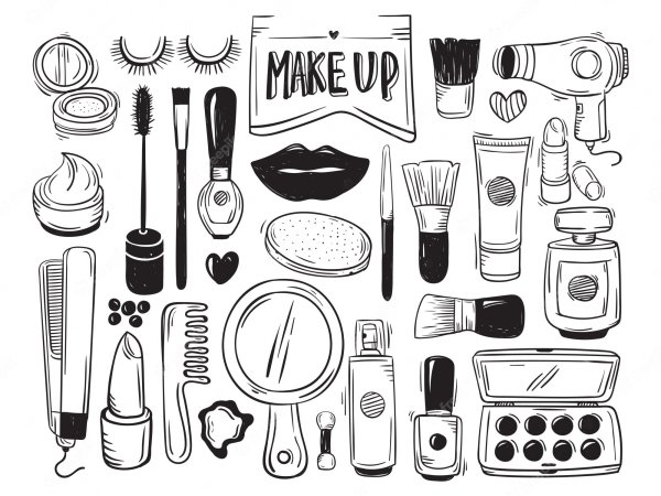 Раскраска косметика