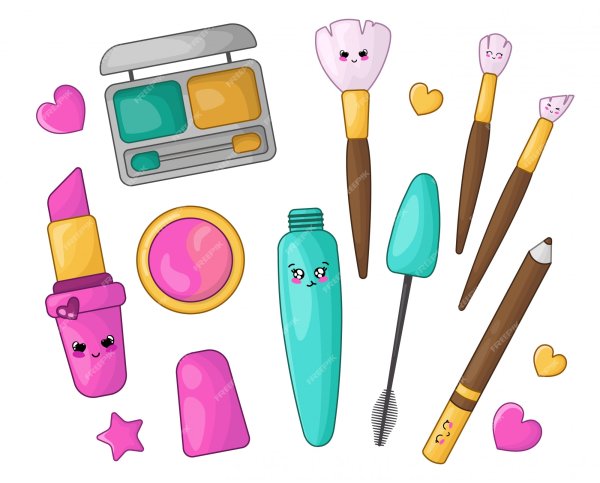 Рисунки косметики для срисовки