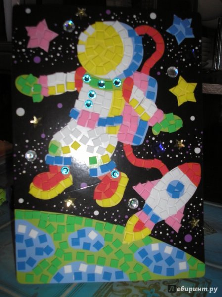 Мозаика на тему космос
