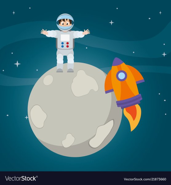 Найти аппликацию космонавты на Луне