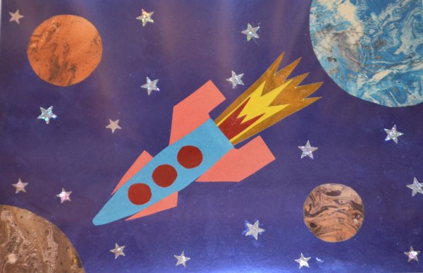 Аппликация космос