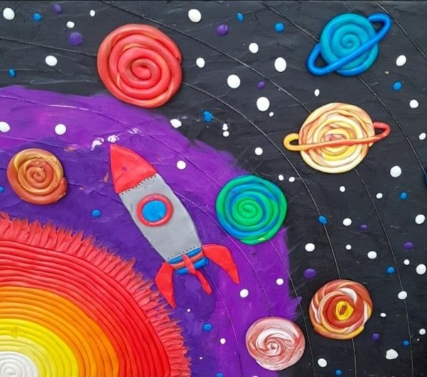 Аппликация космос