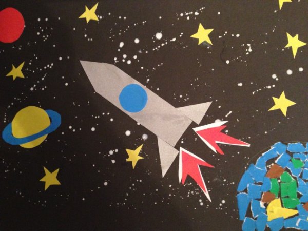 Аппликация космос