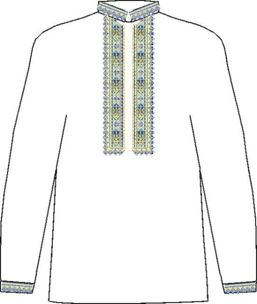 Национальная рубаха с аппликацией