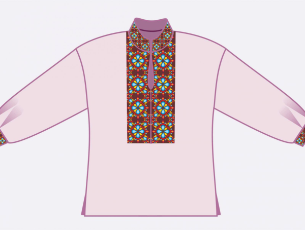 Орнамент на косоворотке