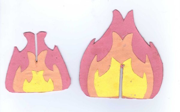 Макет костра