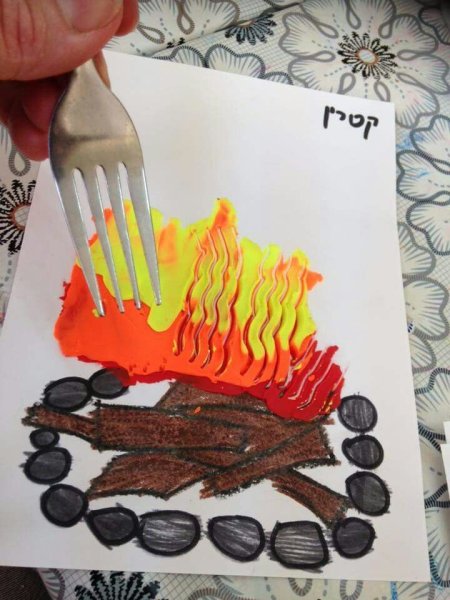 Поделка огонь