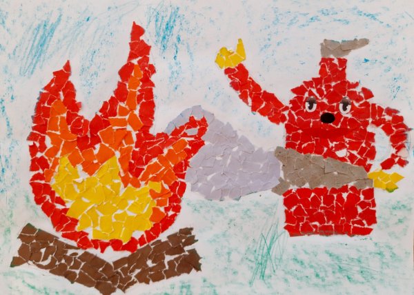 Поделка огонь