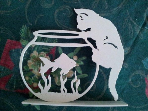 Кошка из фанеры