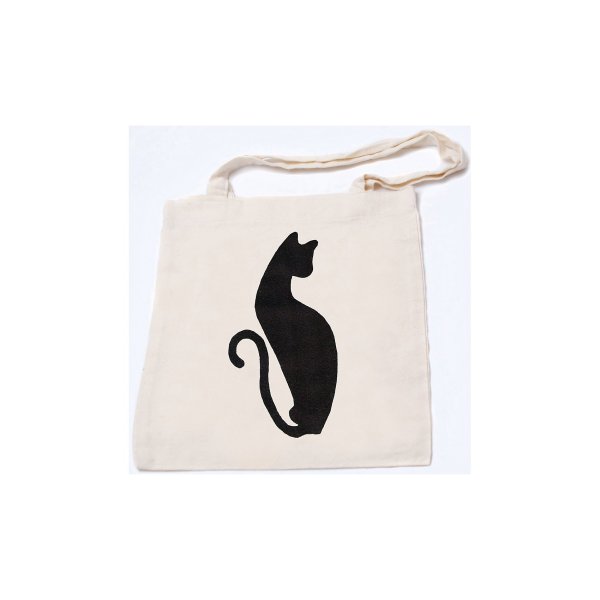 Сумка с аппликацией кошки