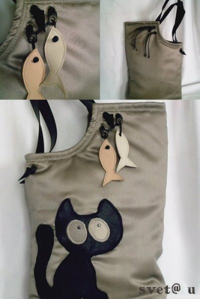 Аппликация на сумку из ткани