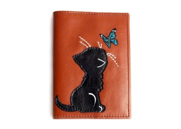 Обложка на паспорт из кожи