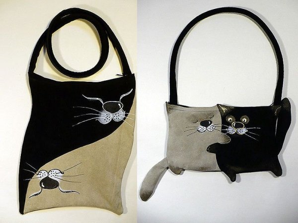 Сумочки с аппликацией