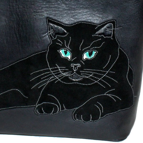 Аппликация из кожзама