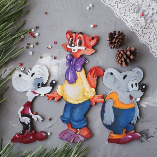 Кот Леопольд и мыши игрушки