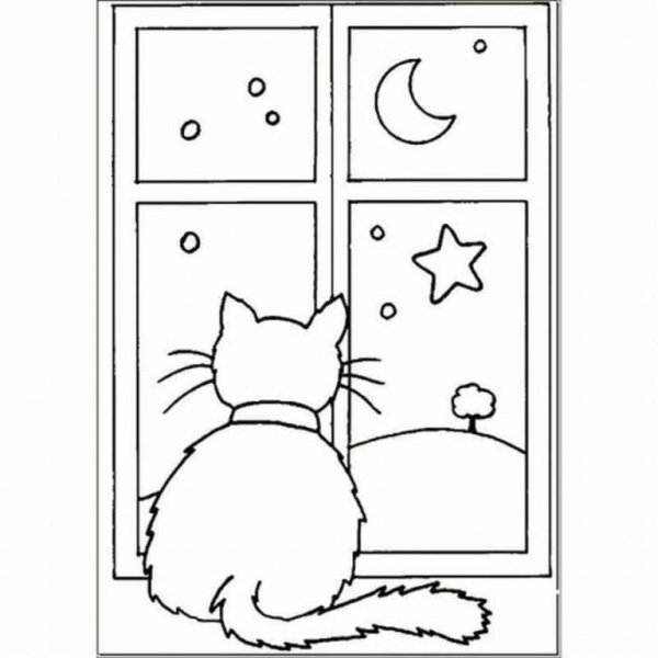 Окно раскраска для детей