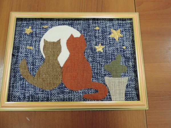 Панно из ткани окно