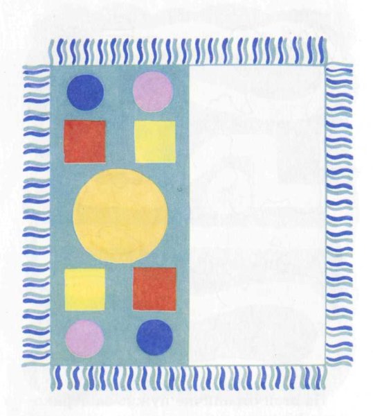Ковер с геометрическими фигурами для детей