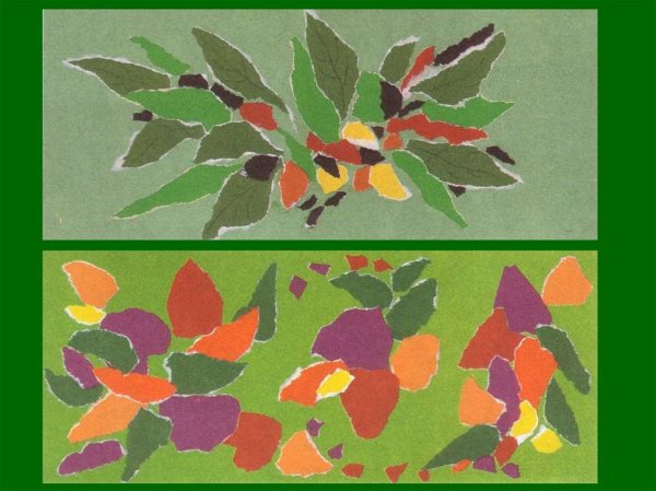 Аппликация осенний листопад