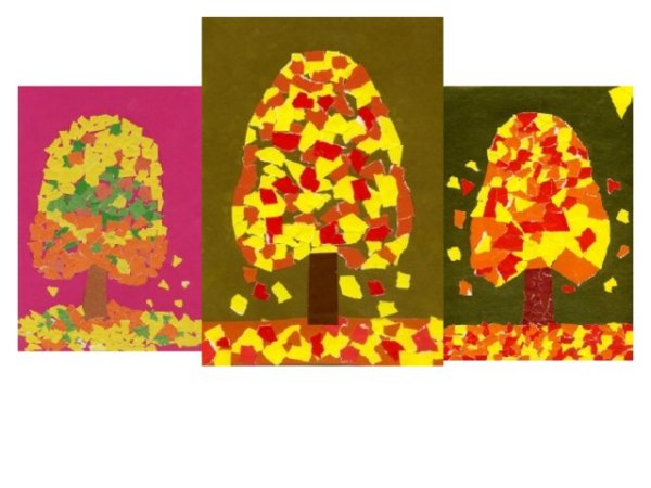 Аппликация листопад