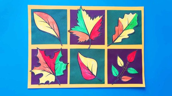 Поделки из листьев на тему осень
