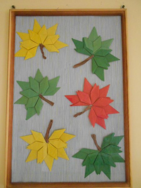 Осенняя аппликация в подготовительной группе