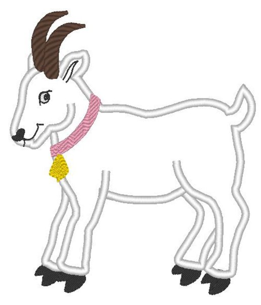 Аппликация козлик