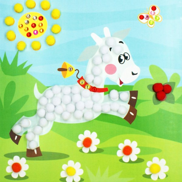 Аппликация "домашние животные"