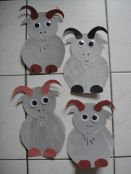 Аппликация козленок