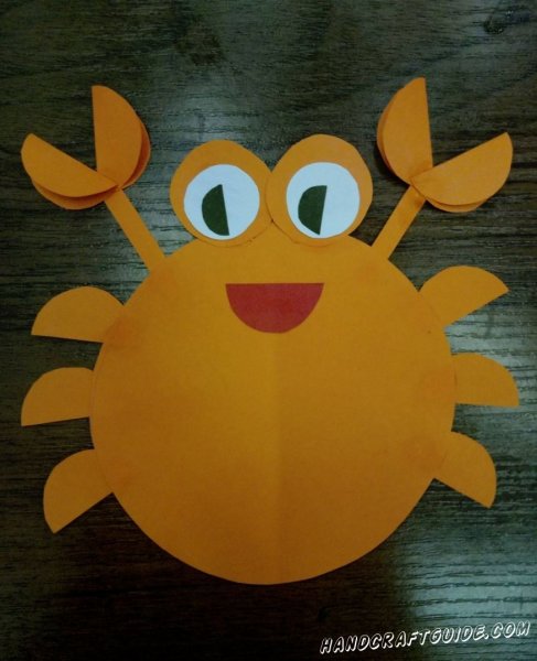 Краб поделка для детей