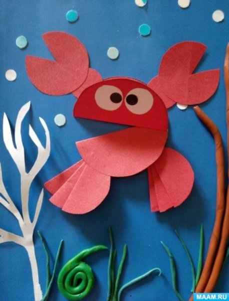 Модульная аппликация из кругов