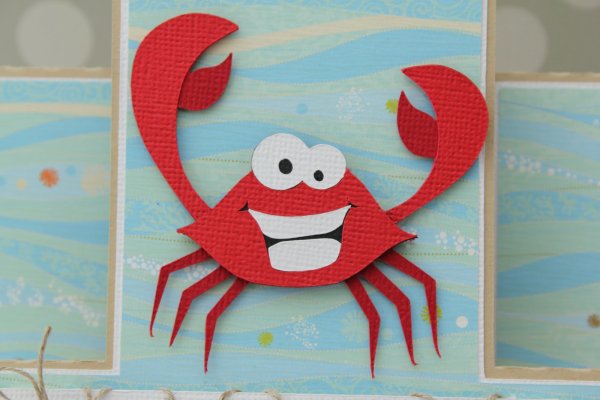 Поделка краб из бумаги