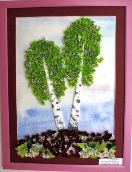 Поделка береза